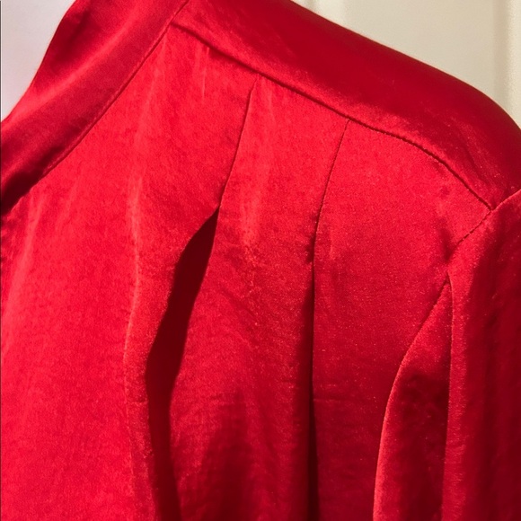 Worthington Vibrant Red Women's Blouse - Picture 4 of 11